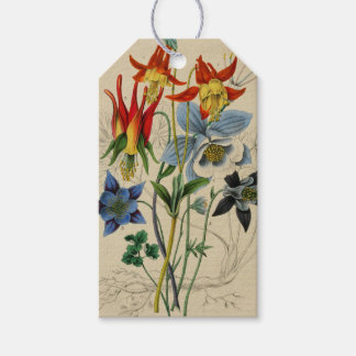 Vintage Bloemen Label Cadeaulabel