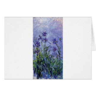 vintage bloemen lila-iris-1917 monet.