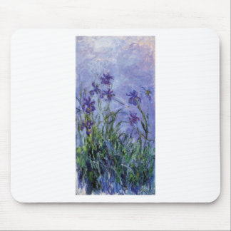 vintage bloemen lila-iris-1917 monet. muismat