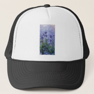 vintage bloemen lila-iris-1917 monet. trucker pet