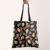 Vintage Bloemen Meerkleurig Tote Bag