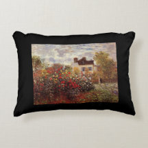 vintage bloemen monet tuin in argenteuil zon