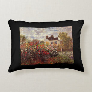 vintage bloemen monet tuin in argenteuil zon accent kussen