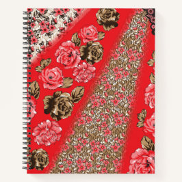 Vintage bloemen notitieboek | Romantisch dagboek