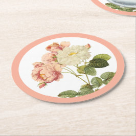 Vintage bloemen onderzetter 2