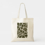 vintage bloemen ontwerp tas (Achterkant)