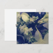 vintage bloemen plat kaart (Voorkant / Achterkant)