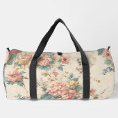 Vintage Bloemen Reis Plunjezak (Achterkant)