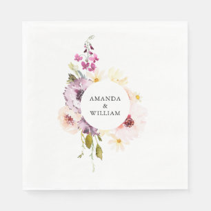 Vintage Bloemen  Servet