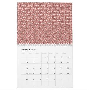 Vintage bloemencalender Romantische Cottagecore De Kalender