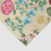 Vintage bloemencollage tissuepapier vel (Detail)