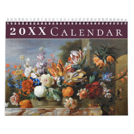 Vintage Bloemencollectie Pioenrozen Anemoon  Kalender