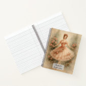 Vintage Bloemendanseres Notitieboek (Binnen)