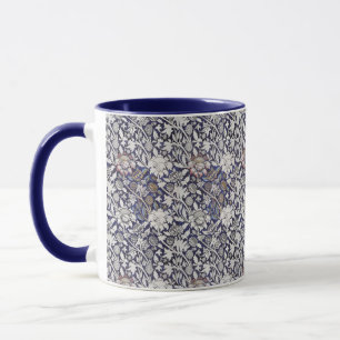 Vintage Bloemendecor Blauw William Morris Wey Mok