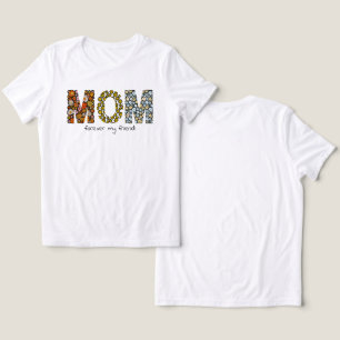 Vintage Bloemendecoratie MOEDER Voor Altijd Mijn V Tri-Blend Shirt
