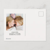 Vintage Bloemendennen Feestdagenkaart (Achterkant)