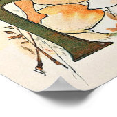 Vintage Bloemenfee Alfabet Poster (Hoek)