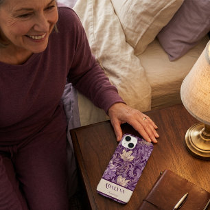 Vintage bloemengetinten pensioencadeaus voor mama Case-Mate iPhone 14 hoesje