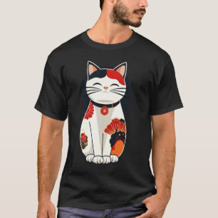 Vintage bloemenkleintje liefhebber Japanse kunst C T-shirt