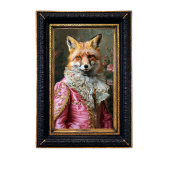 Vintage Bloemenkoning Louis Fox Decoupage Tissuepapier