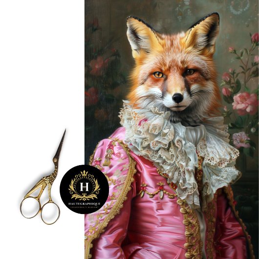 Vintage Bloemenkoning Louis Fox Decoupage Tissuepapier