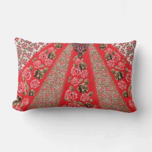 Vintage Bloemenkussen | Gezellige Boho Charme Kussen (Voorkant)