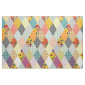 vintage bloemenpatchworkdeken stof (Fat Quarter)