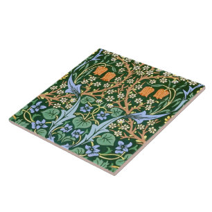 Vintage BloemenPatroon William Morris Tegeltje