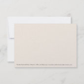 Vintage bloemenschildering Nederlands fijnkunst wa Bedankkaart (Achterkant)