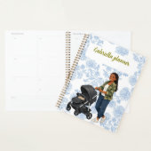 Vintage bloemenschildering tuinliefhebber chic planner (Display)