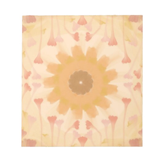 Vintage Bloemensymfonie Notitieblok (Voorkant)