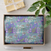 Vintage bloemflorale bloem, elegant tissuepapier (Geschenk)