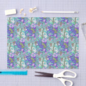 Vintage bloemflorale bloem, elegant tissuepapier (Craft)