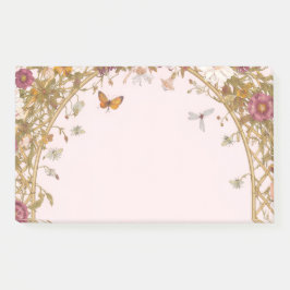 Vintage Bloemige Romantische Roze Botanische Post- Post-it® Notes