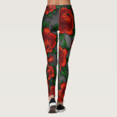 Vintage bloemleggings leggings (Achterkant)