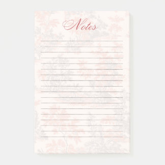 Vintage bloemmotief memo pad post-it® notes