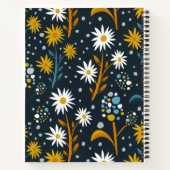 Vintage bloemmotief notitieboek (Achterkant)