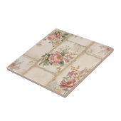 Vintage Bloemmotieven Tegeltje (Zijkant)