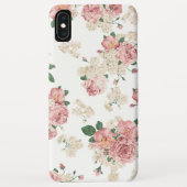 Vintage bloempatroon Case-Mate iPhone case (Achterkant)