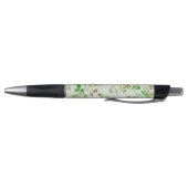 Vintage bloempatroon roze rozen gepersonaliseerd pen (Bodem)