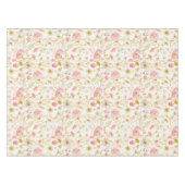 Vintage Bloempatroon Tafelkleed (Voorkant (Horizontaal))