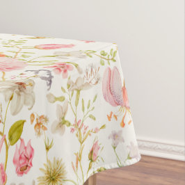 Vintage Bloempatroon Tafelkleed