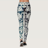 Vintage bloempatroon, William Morris Leggings (Achterkant)