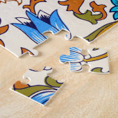 Vintage bloempatroon, William Morris Legpuzzel (Zijkant)