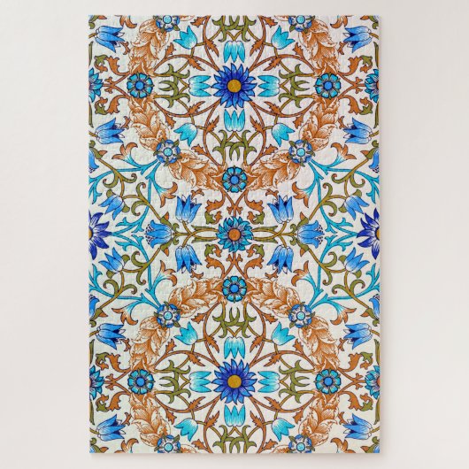 Vintage bloempatroon, William Morris Legpuzzel (Verticaal)