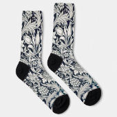 Vintage bloempatroon, William Morris Sokken (Rechts)