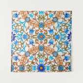Vintage bloempatroon, William Morris Wandkleed (Voorkant (horizontaal))