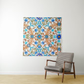 Vintage bloempatroon, William Morris Wandkleed (In situ)