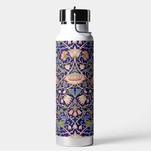 Vintage bloempatroon, William Morris Waterfles (Links)