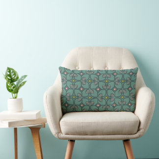 Vintage bloemrijke art deco patroon. Stijl uit de Kussen